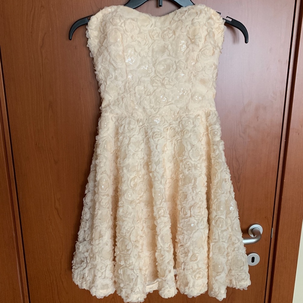Bebe Flower sequin dress